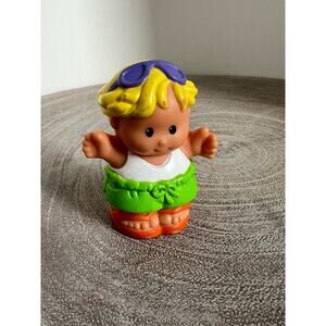 Fisher-Price Little People Eddie Figure Swimmer Beach Boy Vintage 1998